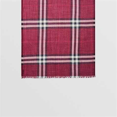 burberry scarf plum red|Burberry silk scarf.